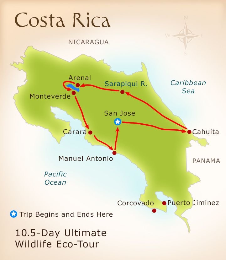 5 Day Costa Rica Itinerary