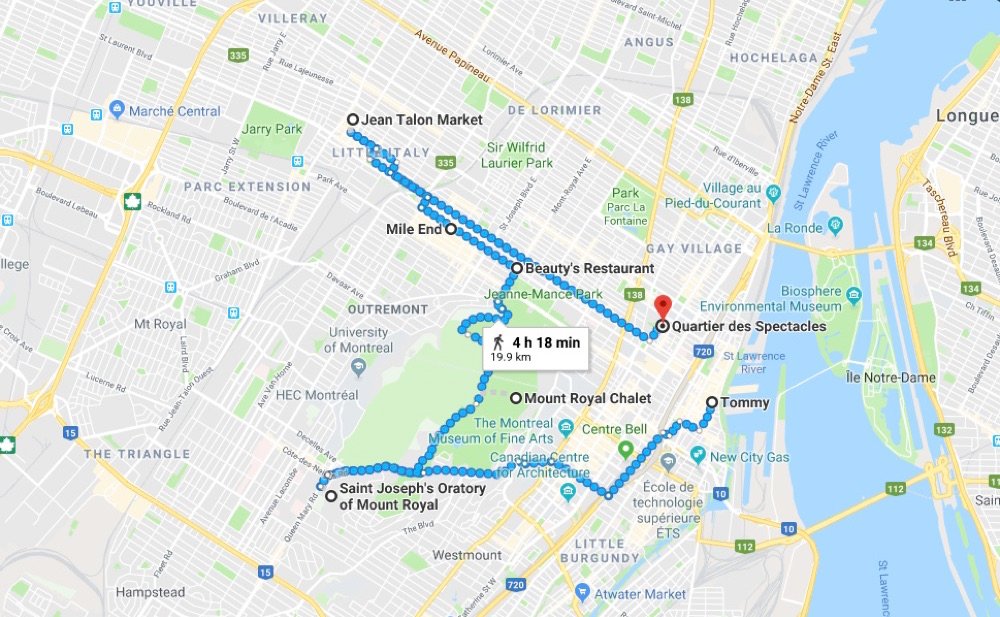 Montreal 2 Day Itinerary