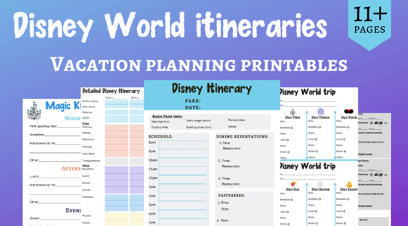 10 Day Disney World Itinerary