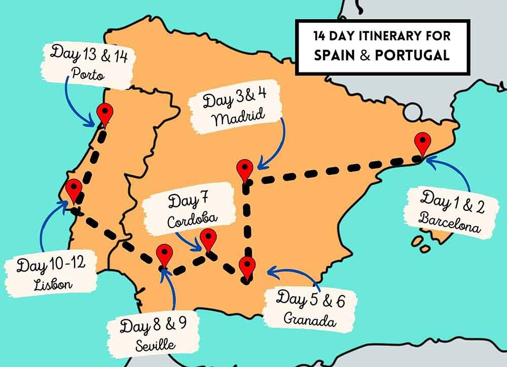 15 Days Spain And Portugal Itinerary