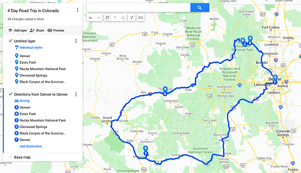 4 Day Colorado Itinerary
