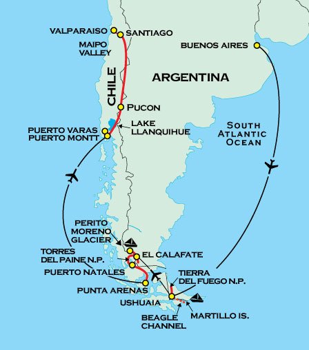 4 Day Patagonia Itinerary
