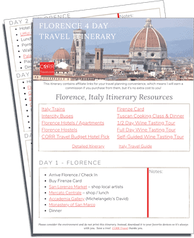 Florence Itinerary 4 Days