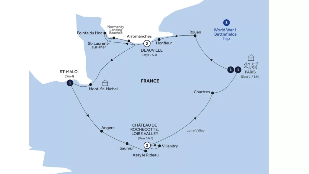 Normandy 2 Day Itinerary