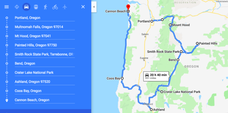 Oregon Itinerary 7 Days