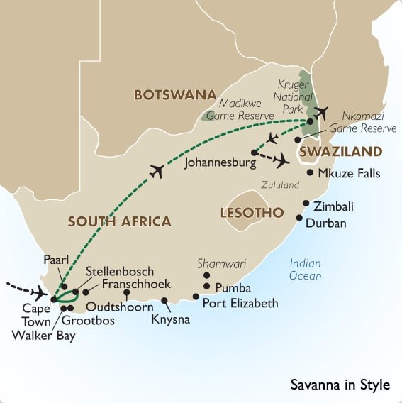 South Africa 10 Day Itinerary