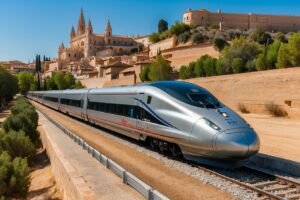 High-Speed Train to Madrid